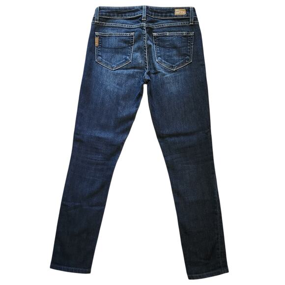 Paige Skyline Jeans dark wash distressed size 27 - Picture 3 of 6